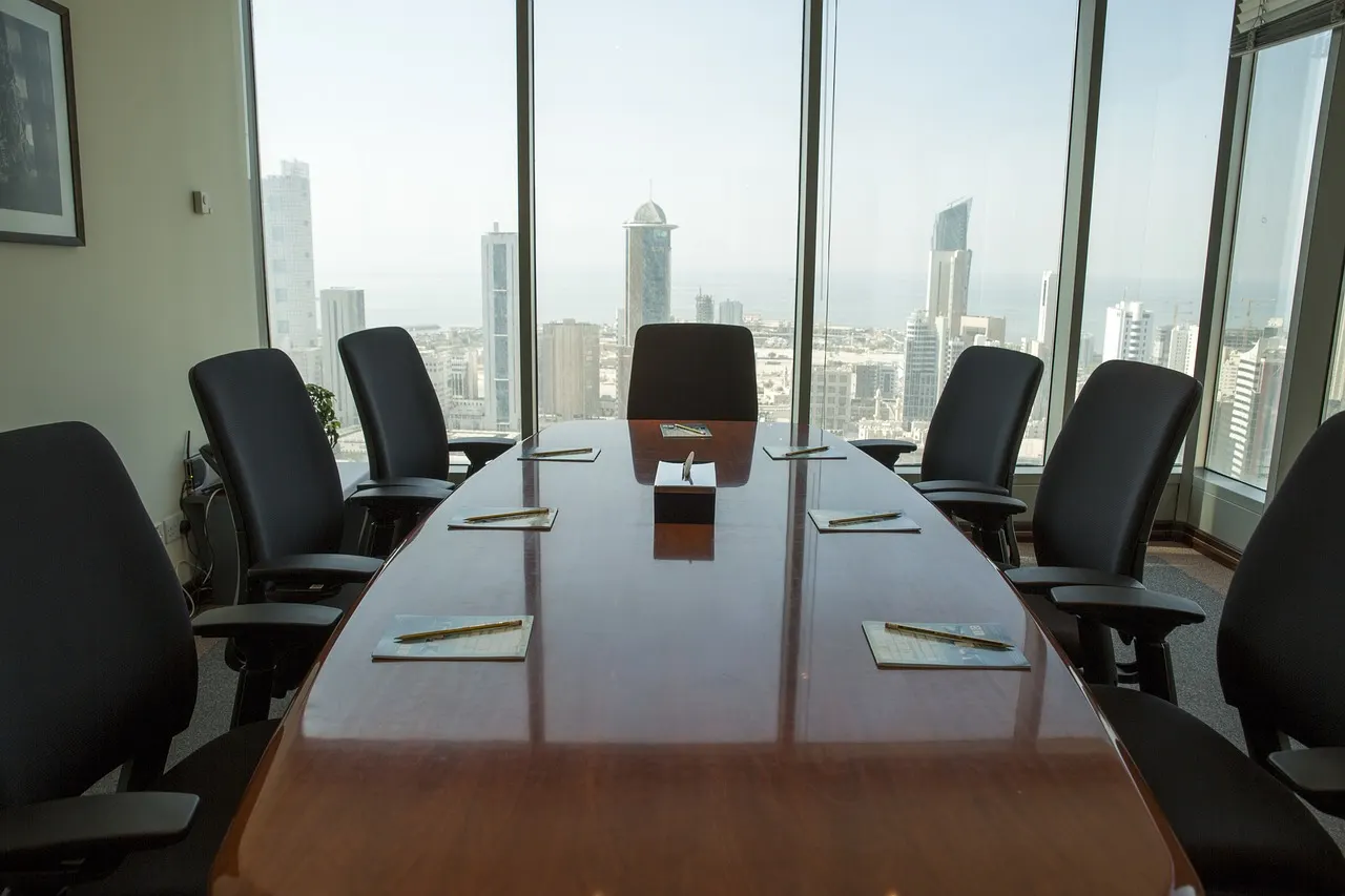 Corporate meeting room seating